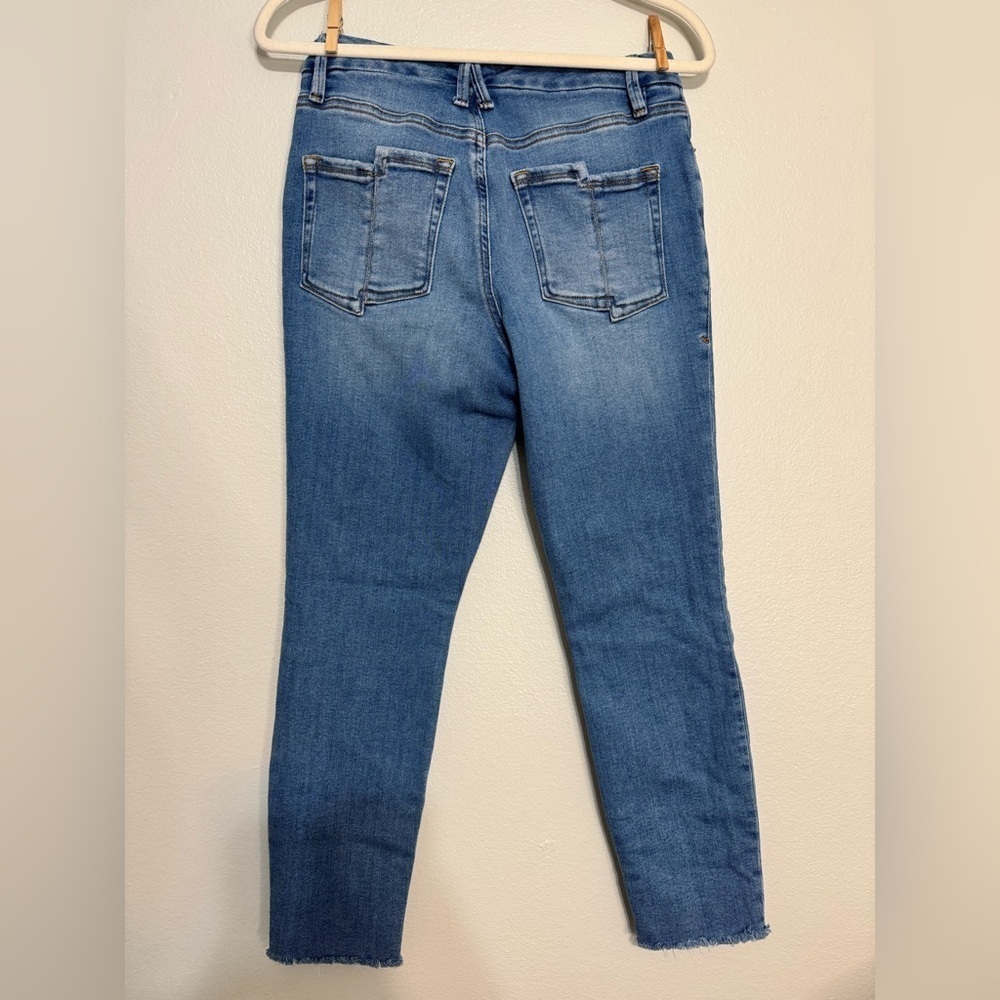 Good American Good Waist Crop Raw Edge Jeans - 6 / 28
